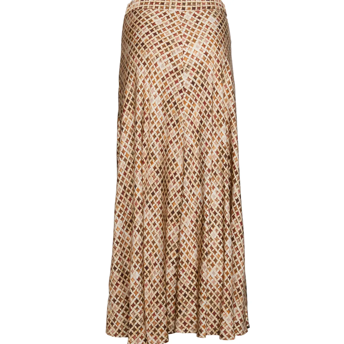 Discount River Woods Lange A-lijnrok in bruin -