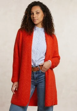 Outlet River Woods Lange cardigan lange mouwen oranje -