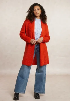 Outlet River Woods Lange cardigan lange mouwen oranje -