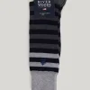 Discount River Woods Lange gestreepte sokken oyster mix -