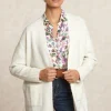 Online River Woods Lange V-hals cardigan écru -
