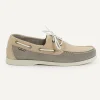 Online River Woods Lederen bootschoenen met veters beige -