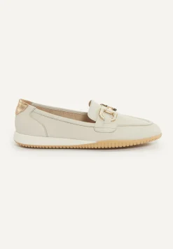 New River Woods Lederen loafers beige -