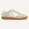 Online River Woods Lederen sneakers met veters beige -
