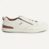 Online River Woods Lederen sneakers met veters wit -