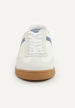 New River Woods Lederen sneakers met veters wit -