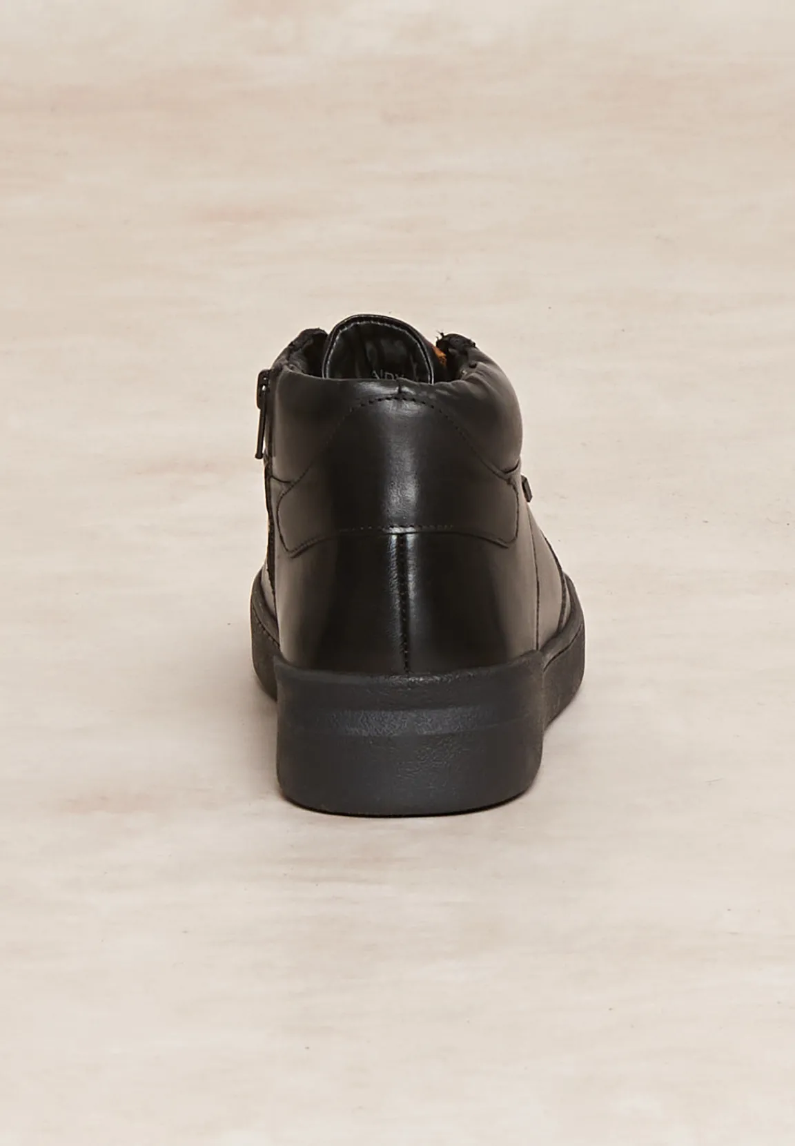 Outlet River Woods Lederen sneakers met veters zwart -