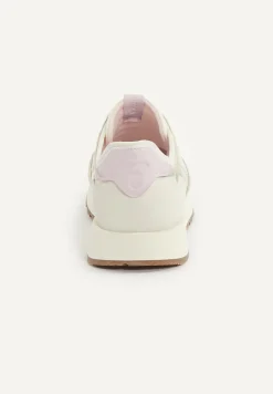 Outlet River Woods Lederen sneakers met veters beige -