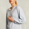 Discount River Woods Lichtblauwe cardigan met knopen -