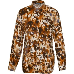 Fashion River Woods Lossere klassieke blouse in multi -