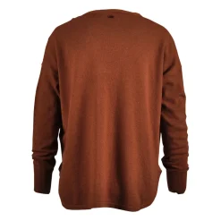 Outlet River Woods Loszittende cardigan met V-hals in bruin -