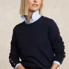 Best River Woods Merinotrui ronde hals navy -