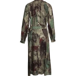 Fashion River Woods Midi-jurk in katoen in multi -