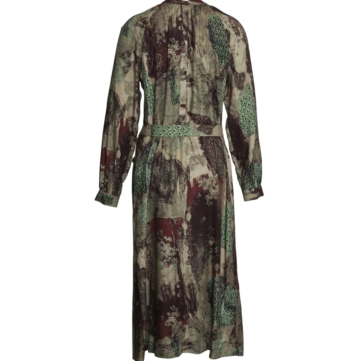 Fashion River Woods Midi-jurk in katoen in multi -