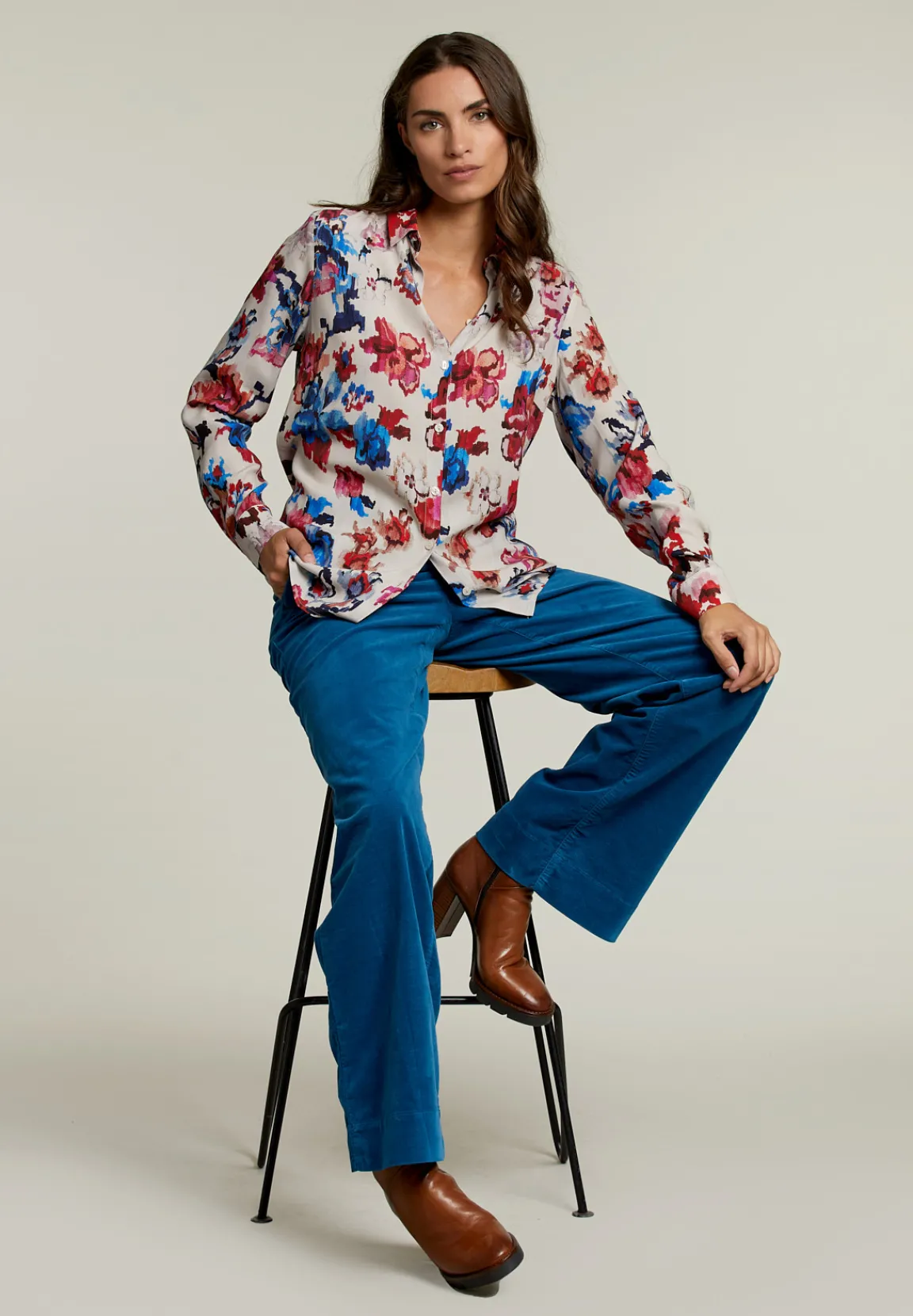 Best River Woods Multi blouse in bloemenprint -