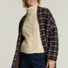 Sale River Woods Multi cardigan in pied de poule -
