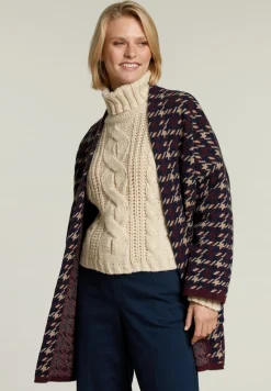 Sale River Woods Multi cardigan in pied de poule -