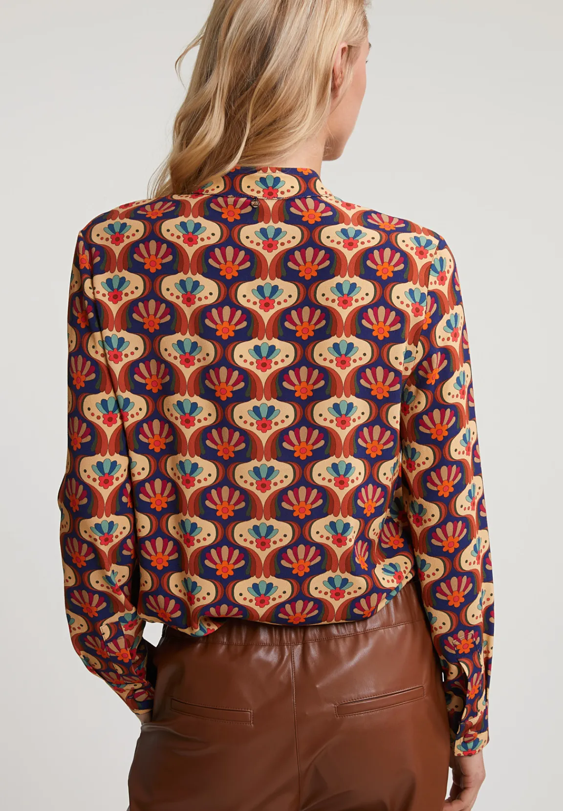 New River Woods Multi fantasie blouse lange mouwen -