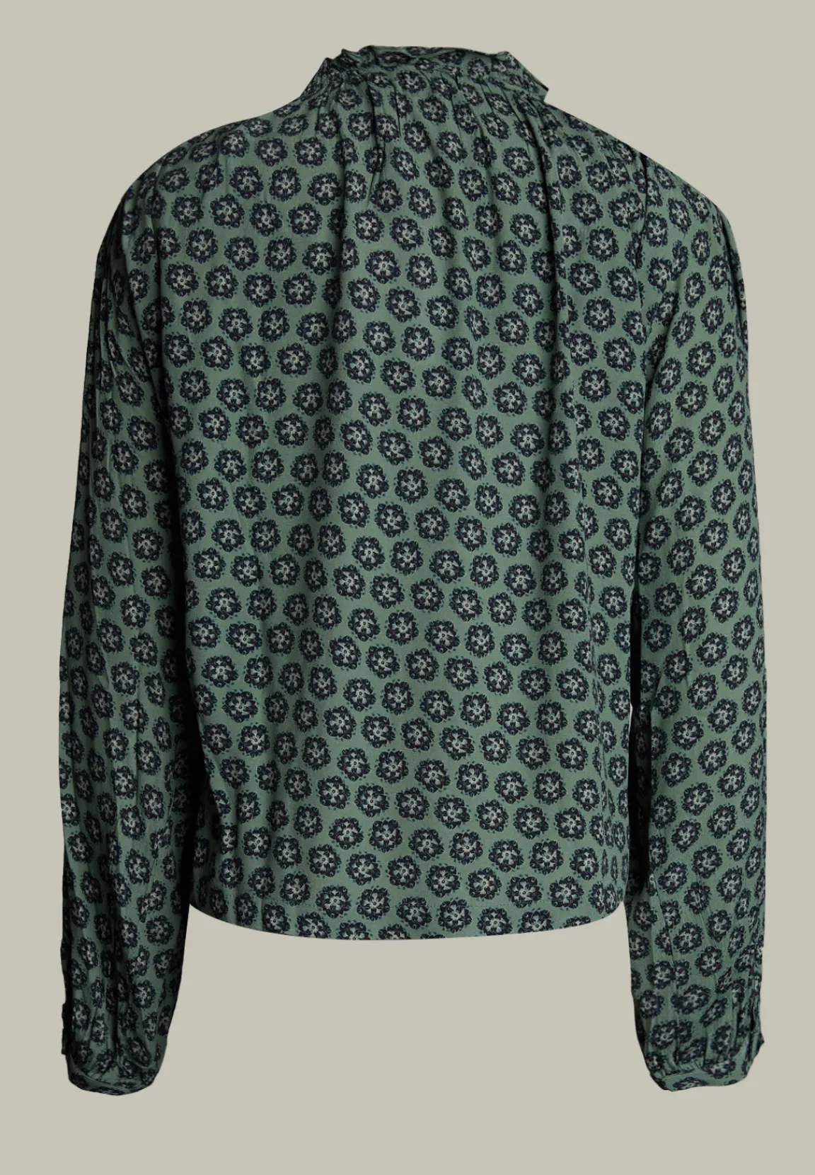 Discount River Woods Multi fantasie blouse pofmouwen -