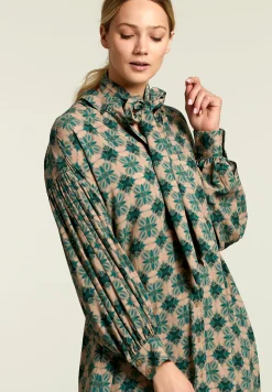 Sale River Woods Multi fantasiejurk pofmouwen -
