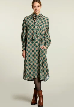 Sale River Woods Multi fantasiejurk pofmouwen -