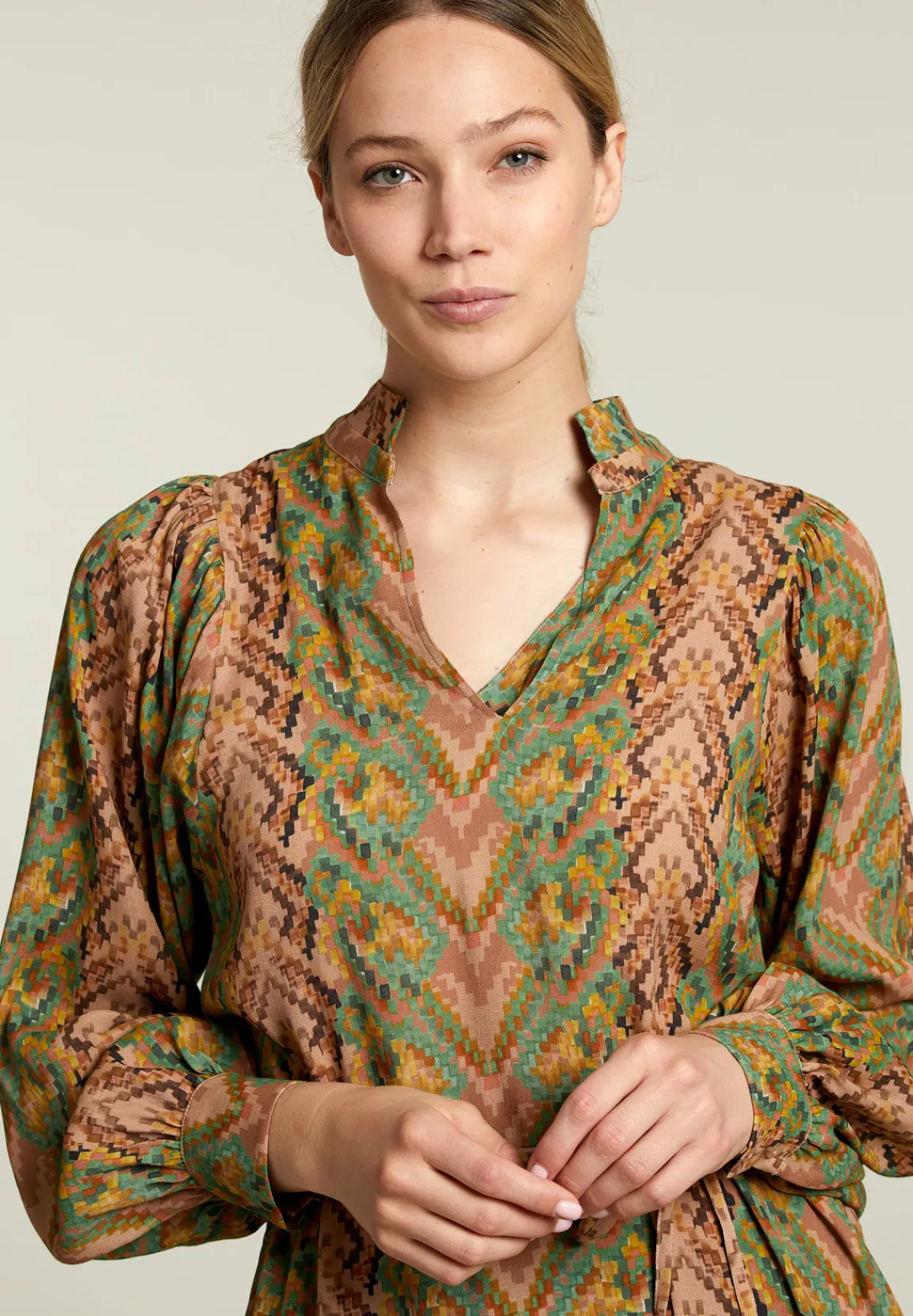 New River Woods Multi fantasiejurk V-hals -