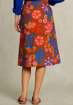 Best River Woods Multi gebloemde midirok -