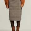 Best River Woods Multi geruite midirok -