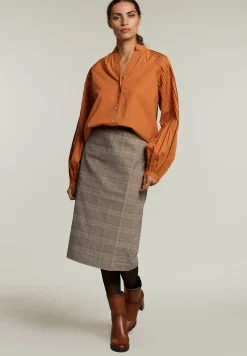 Best River Woods Multi geruite midirok -
