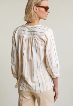 Outlet River Woods Multi gestreepte blouse 3/4 mouwen -