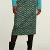 New River Woods Multi jacquard midirok -