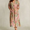 Fashion River Woods Multi paisleyprint V-hals jurk -