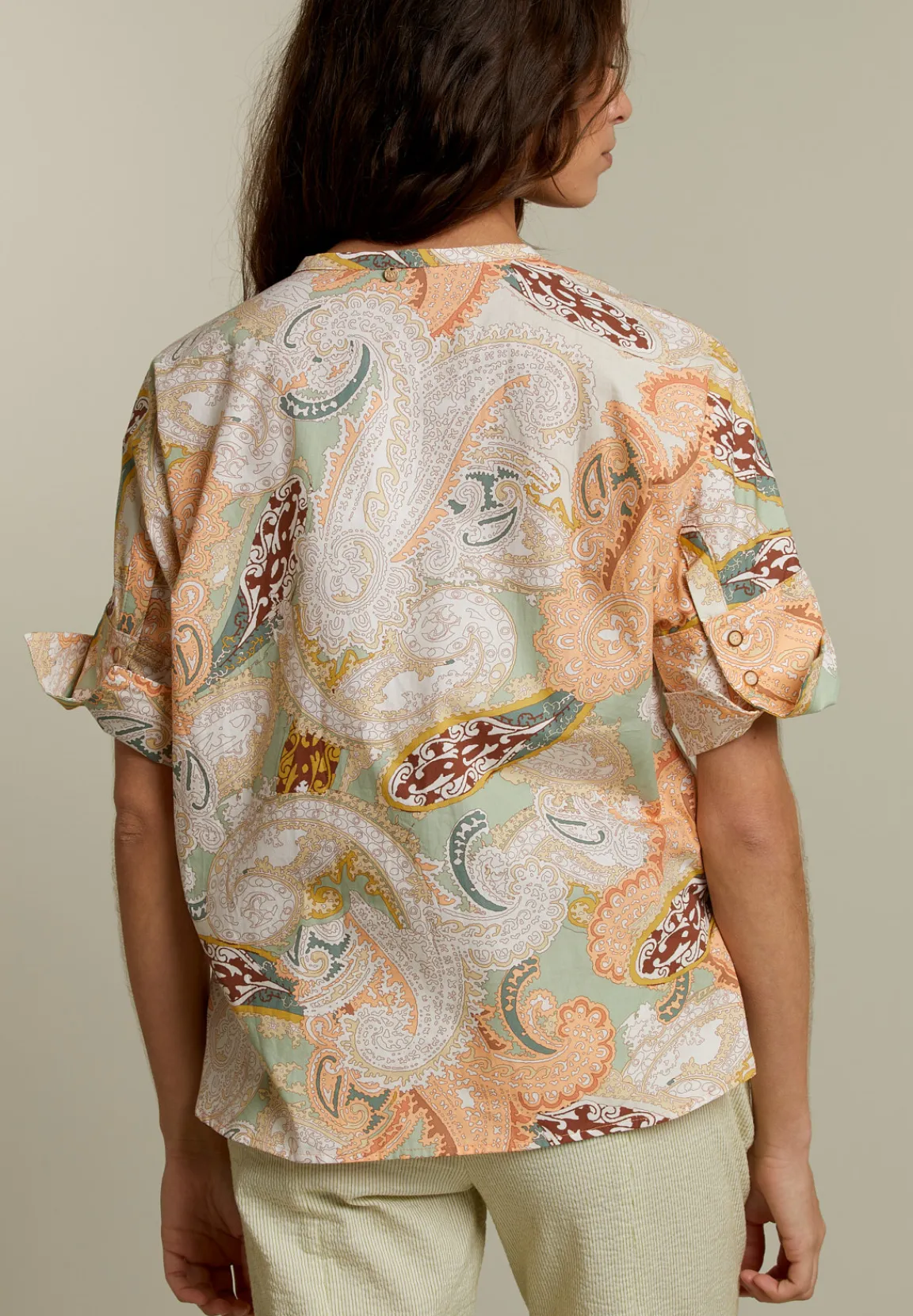 Discount River Woods Multicolor blouse met paisley print -