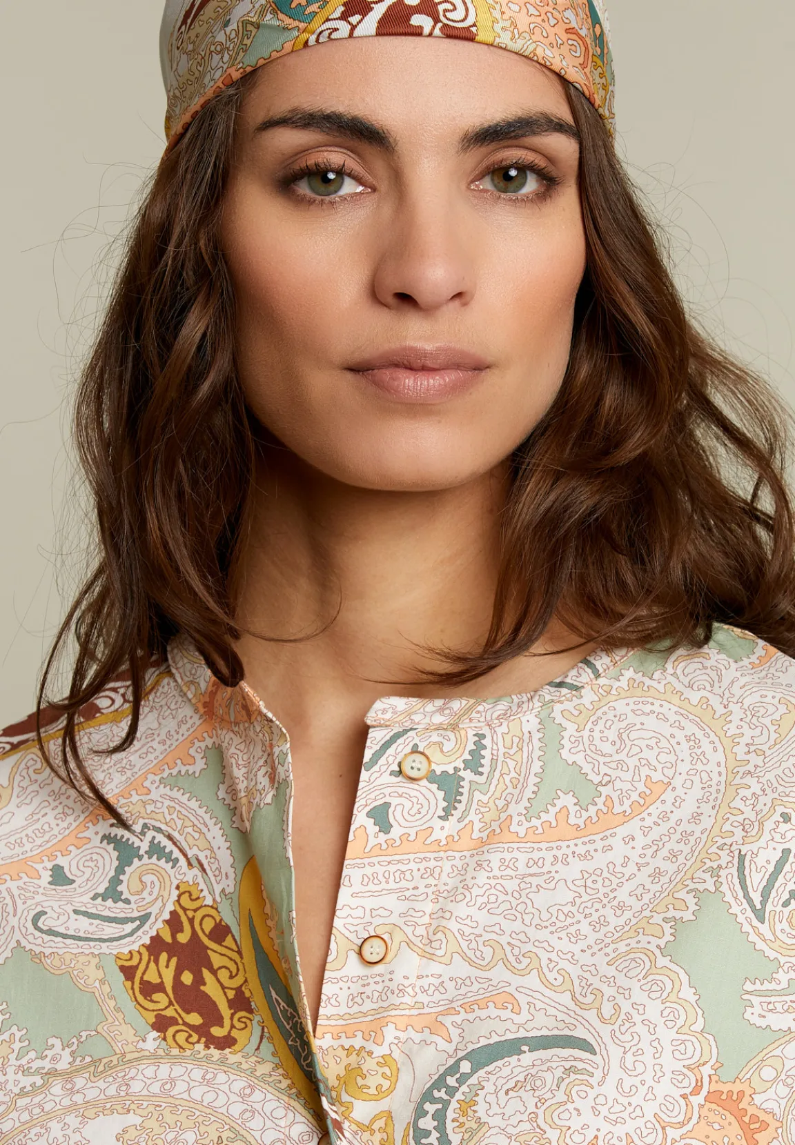 Discount River Woods Multicolor blouse met paisley print -