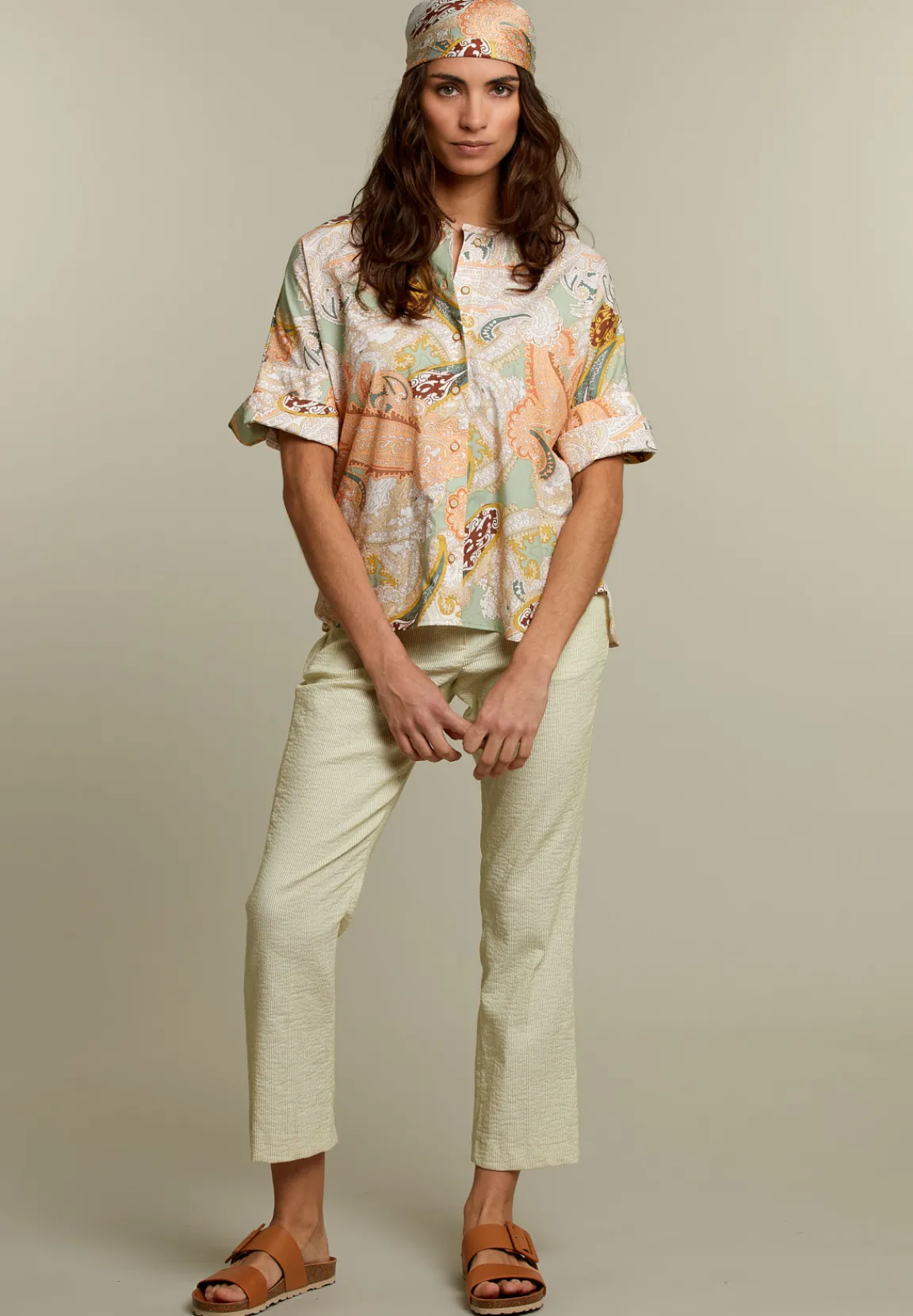 Discount River Woods Multicolor blouse met paisley print -