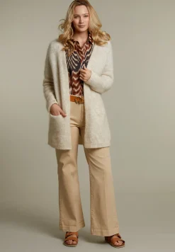 Hot River Woods Multicolor blouse met pofmouwen -