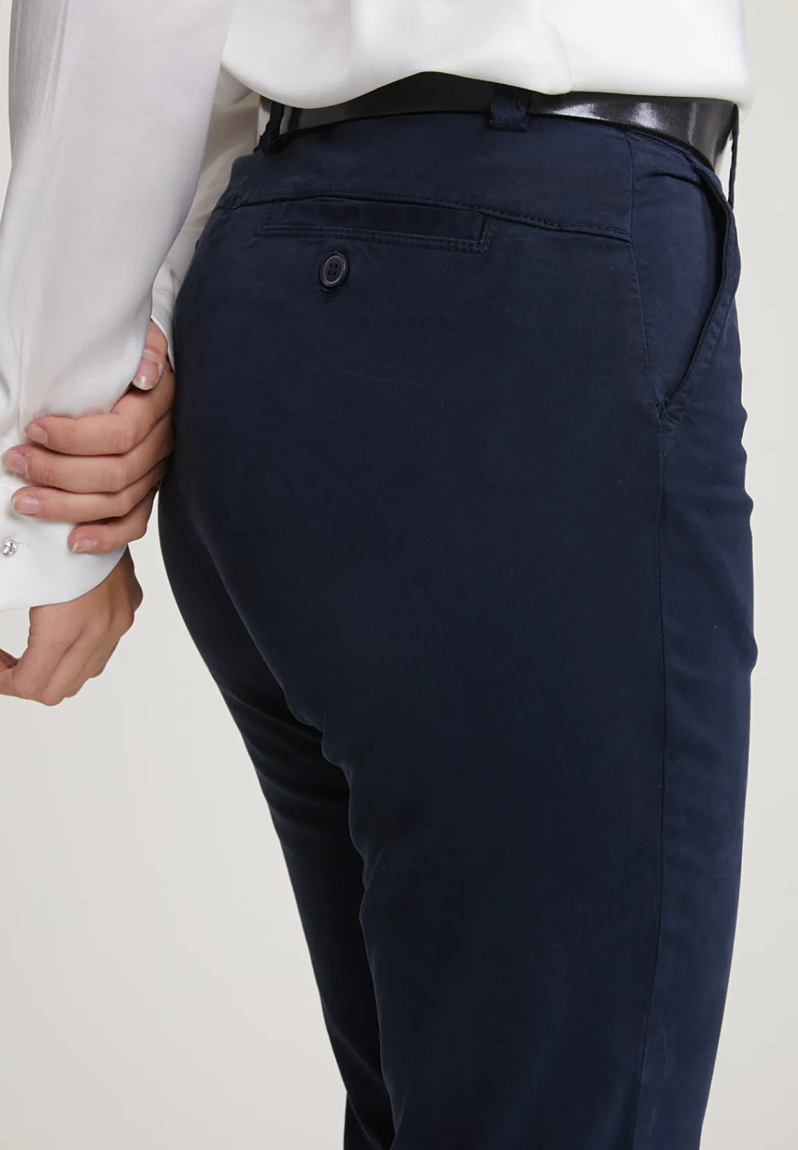 Clearance River Woods Navy basic chinobroek -