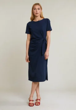 Outlet River Woods Navy jerseyjurk korte mouwen -