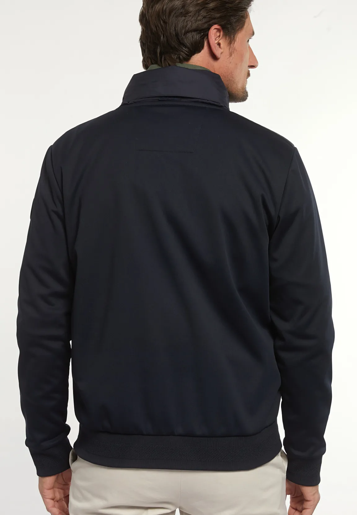 Hot River Woods Neopreen gewatteerde jas met kap navy -
