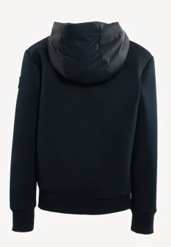 Discount River Woods Neopreen jas met kap borstzak navy blue -