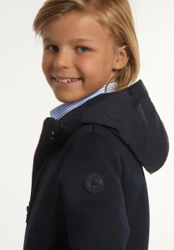 Discount River Woods Neopreen jas met kap borstzak navy blue -