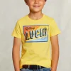 Sale River Woods Normal fit basic T-shirt butterfly -