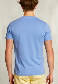 Best River Woods Normal fit basic T-shirt blauw -