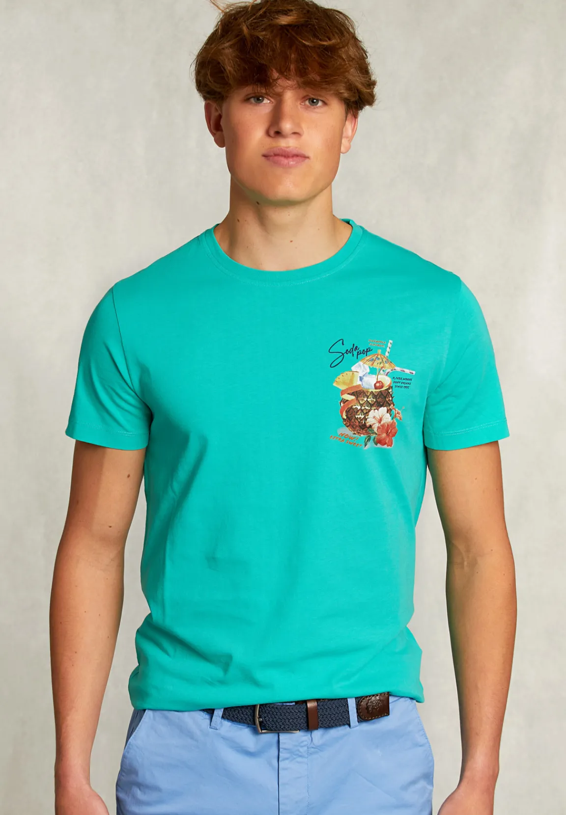 Sale River Woods Normal fit basic T-shirt citrus mix -