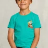 Online River Woods Normal fit basic T-shirt citrus groen -
