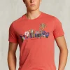 Outlet River Woods Normal fit basic T-shirt dark cosmopolitan mix -