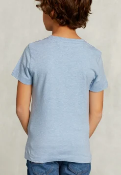 Outlet River Woods Normal fit basic T-shirt dk victoria mix -