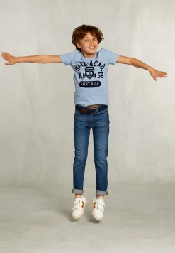 Outlet River Woods Normal fit basic T-shirt dk victoria mix -