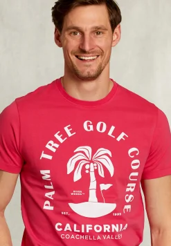 Sale River Woods Normal fit basic T-shirt flirt -