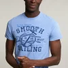 Sale River Woods Normal fit basic T-shirt korte mouwen seashore mix -